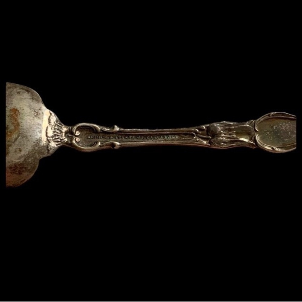 Arthur A Everts CO Jewelers Silver Plated Advertising Spoon Dallas, Texas - Picture 9 of 10